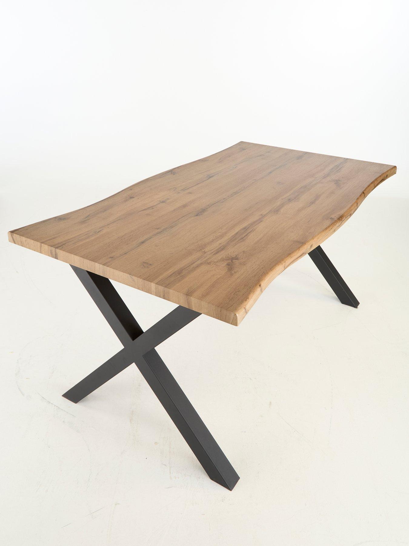 Image 4 of 6 of The Very Collection Mathers 160&nbsp;cm Dining Table - Oak/Black