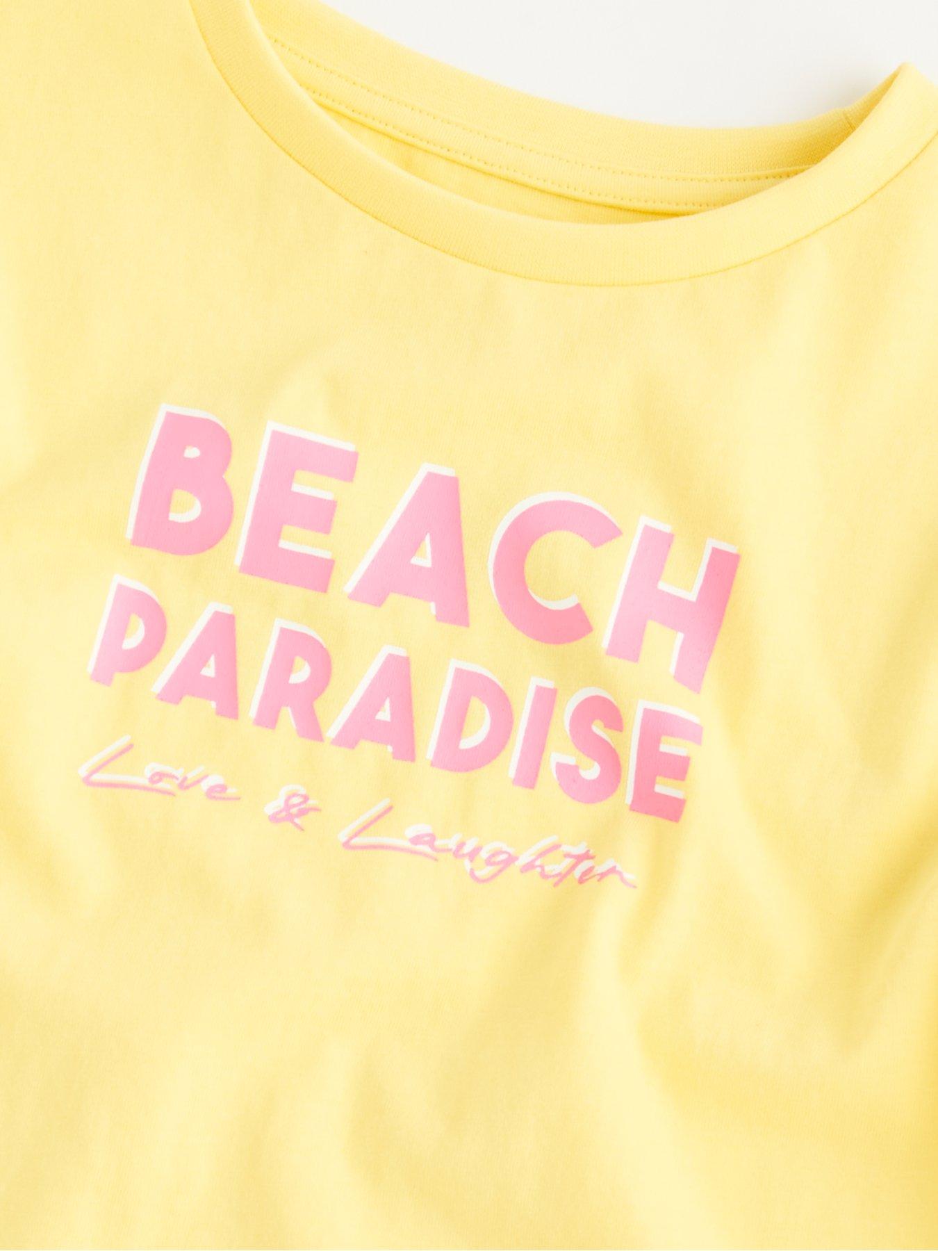 Image 3 of 4 of The Very Collection Girls Shorts And T-shirt Outfit - Print