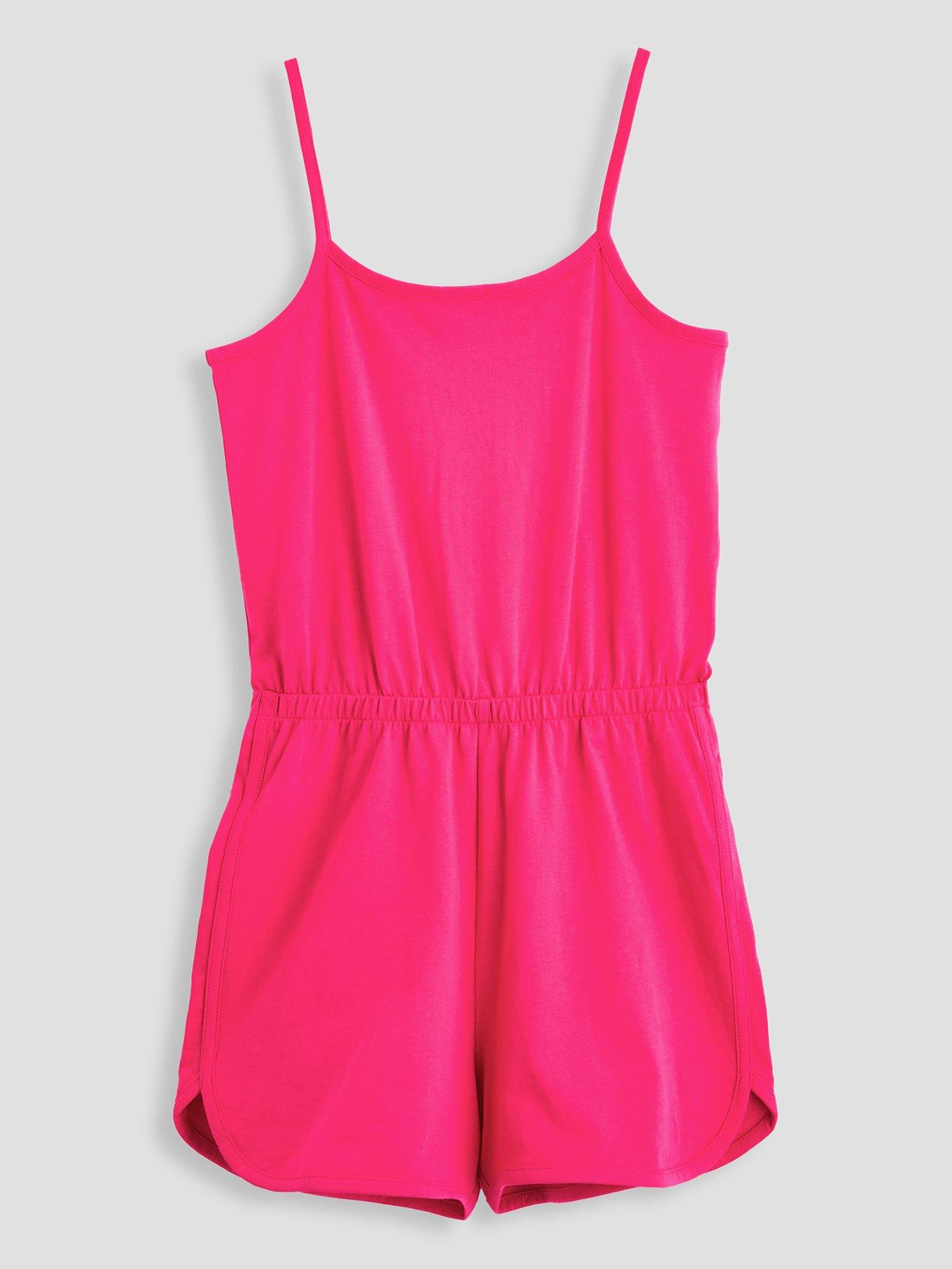 Image 2 of 5 of The Very Collection Girls 2 Pack Playsuits - Multi