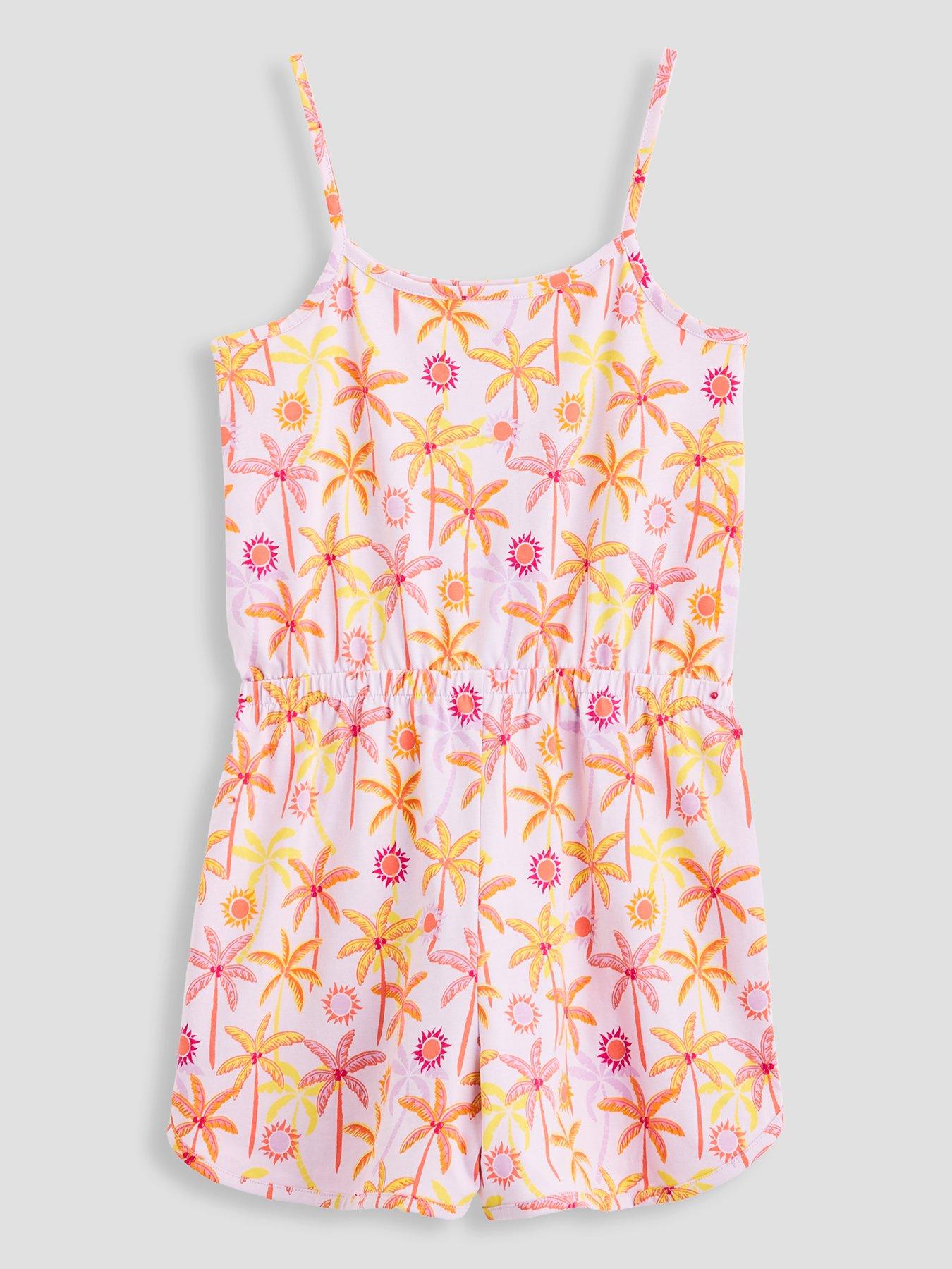Image 3 of 5 of The Very Collection Girls 2 Pack Playsuits - Multi