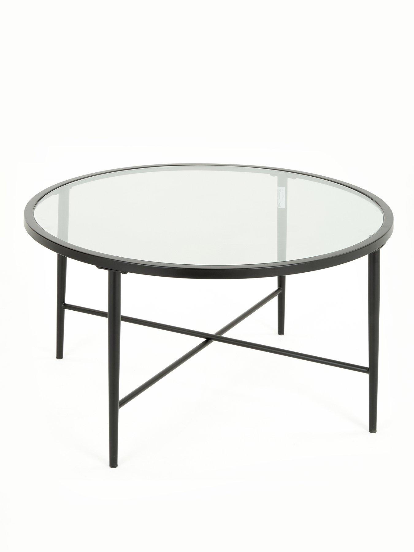 the-very-collection-link-glass-topnbspcoffee-table-blackstillFront