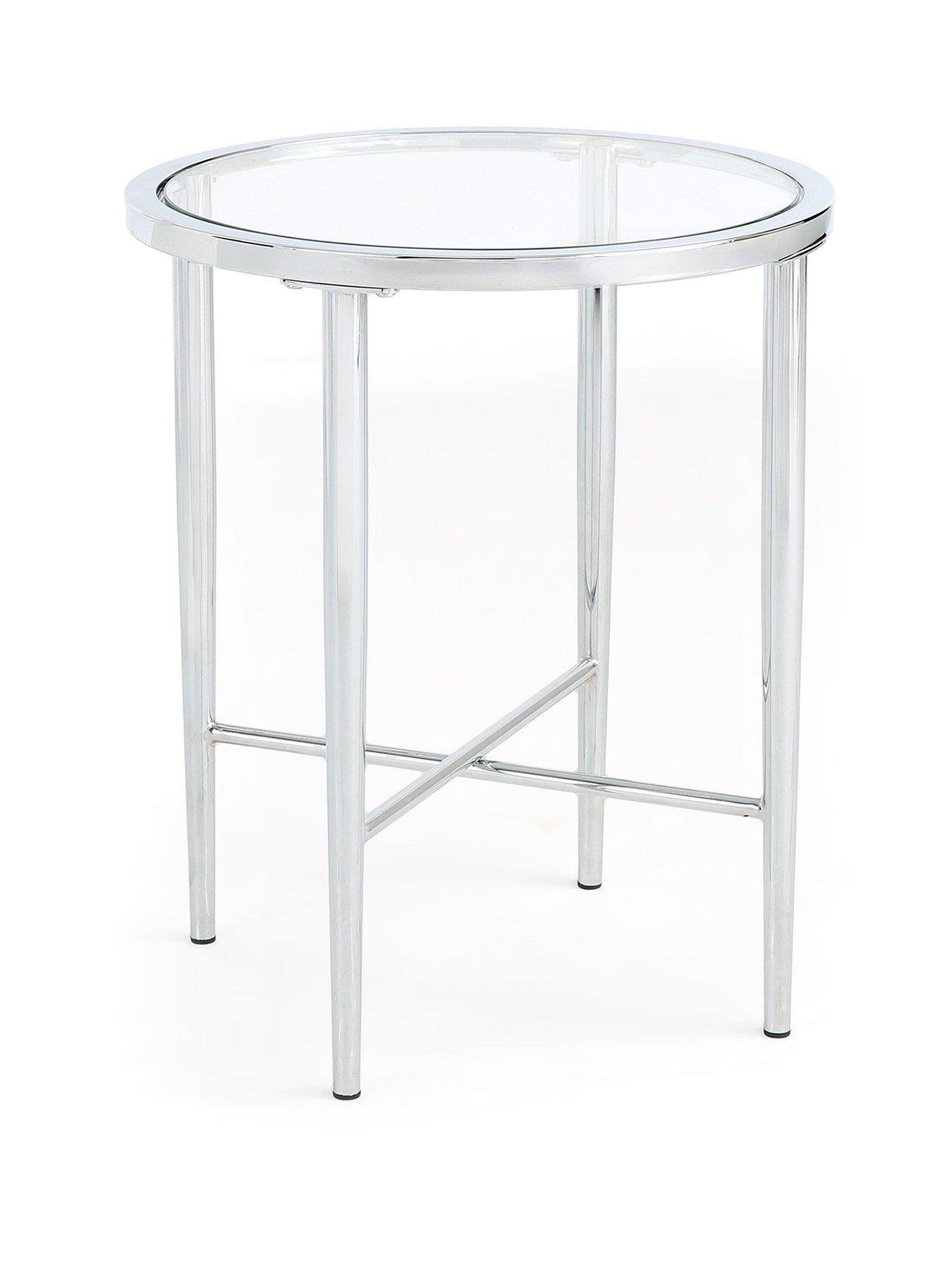 the-very-collection-link-glass-topnbspside-table-chromestillFront