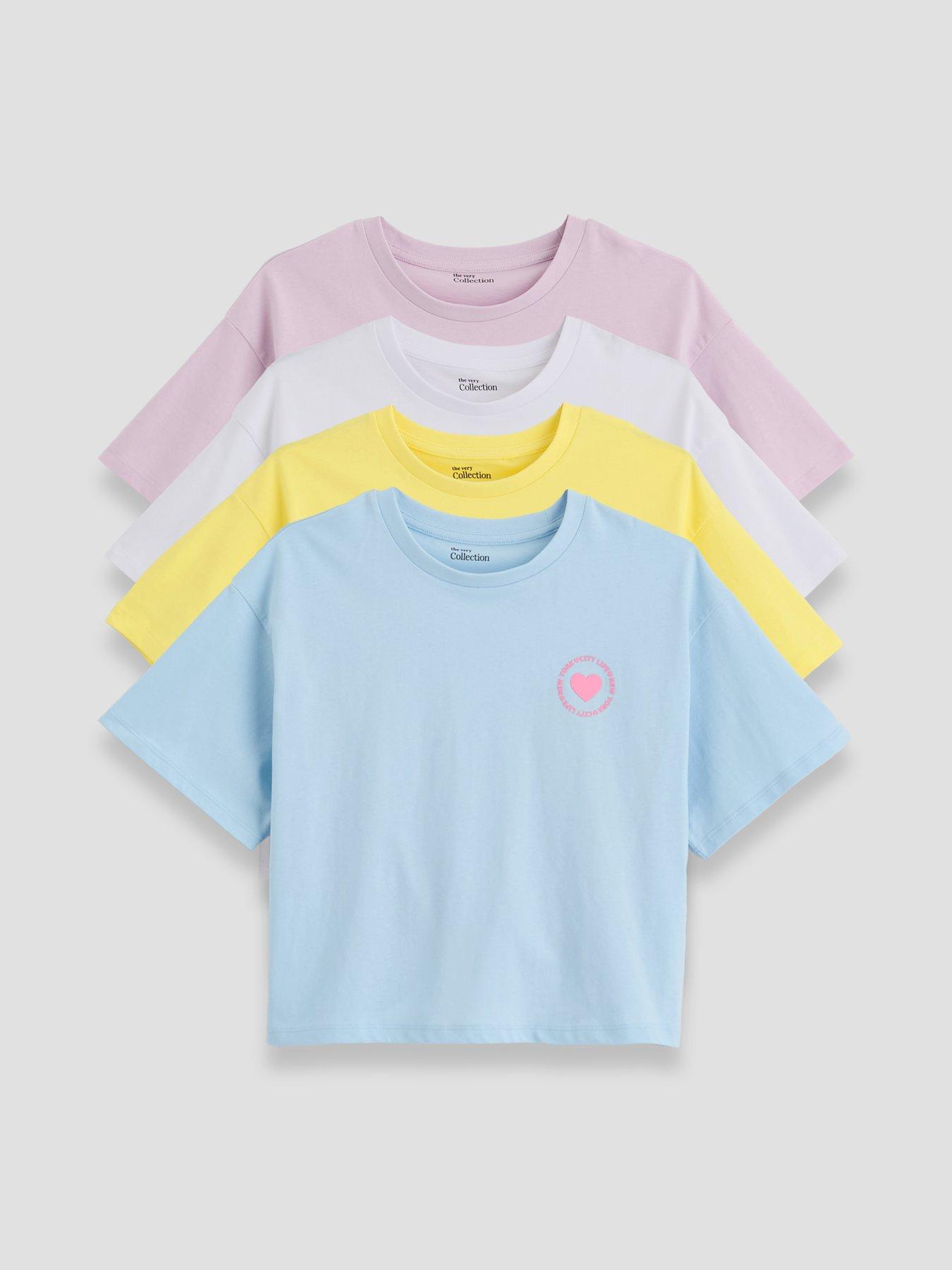 the-very-collection-girls-4-pack-t-shirts-multifront