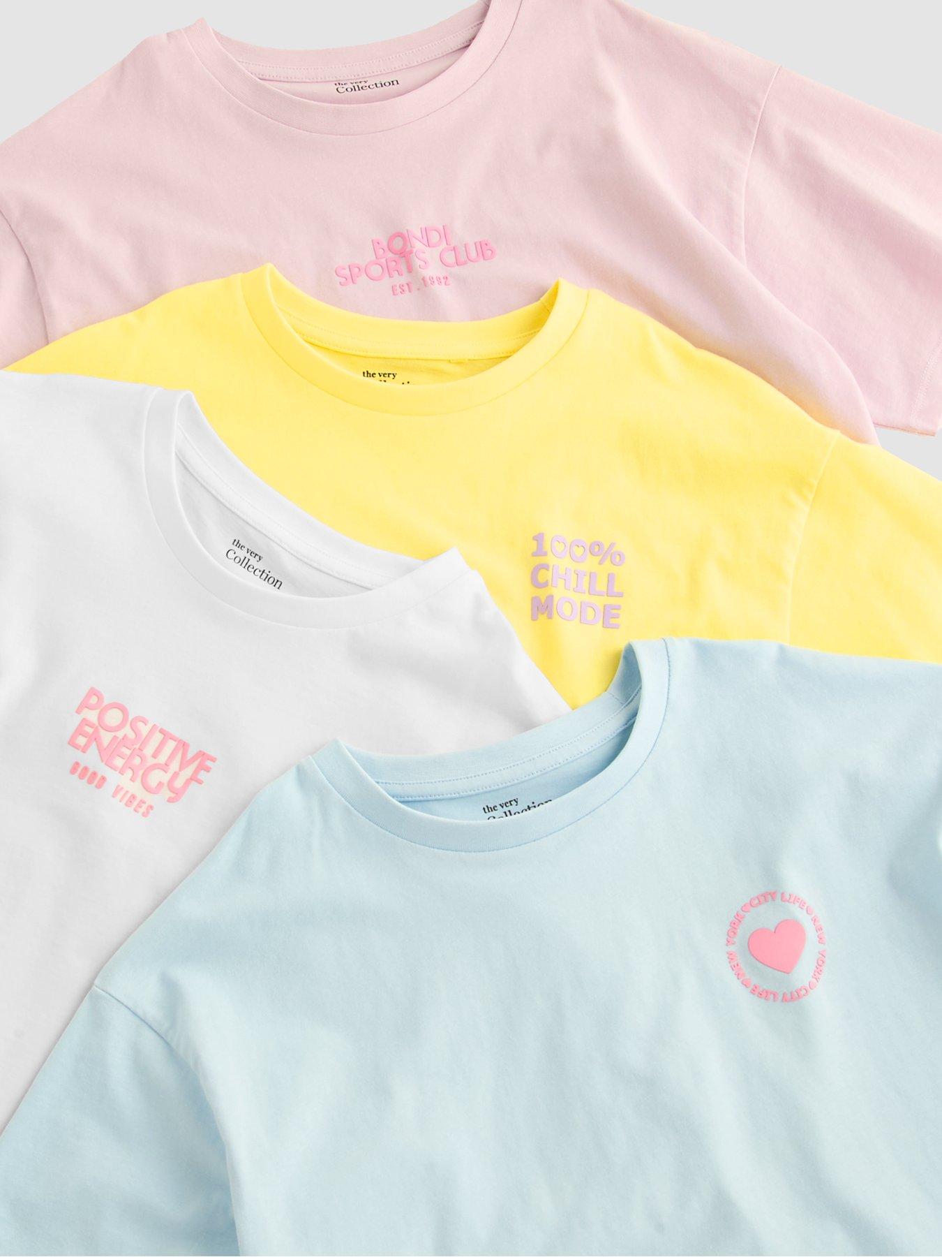 the-very-collection-girls-4-pack-t-shirts-multidetail
