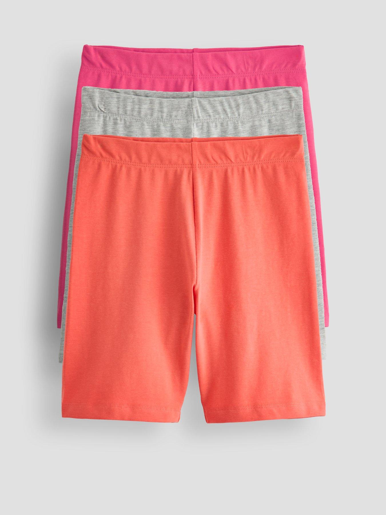 Image 1 of 5 of The Very Collection Girls 3 Pack Cycling Shorts - Multi