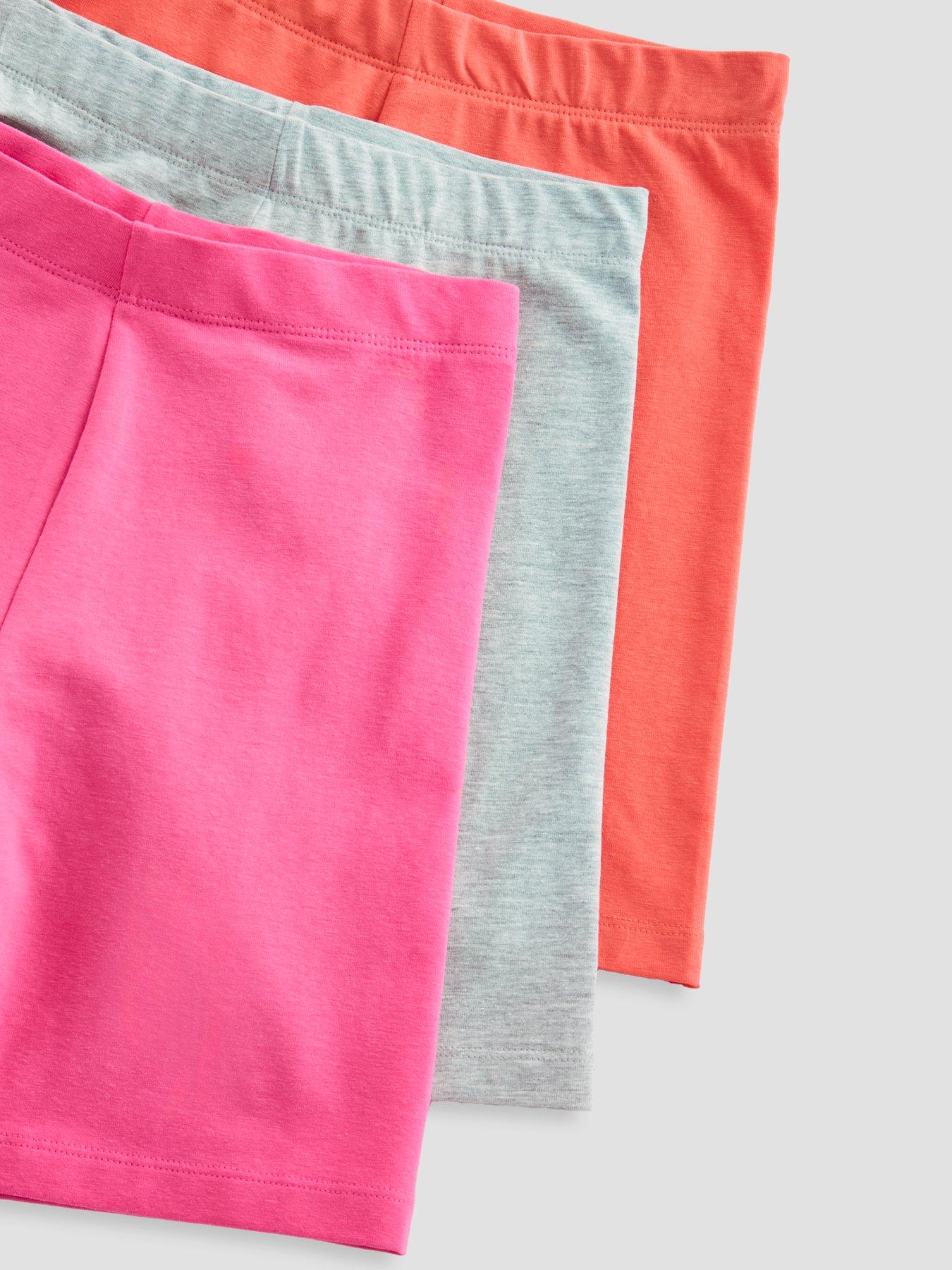 Image 5 of 5 of The Very Collection Girls 3 Pack Cycling Shorts - Multi