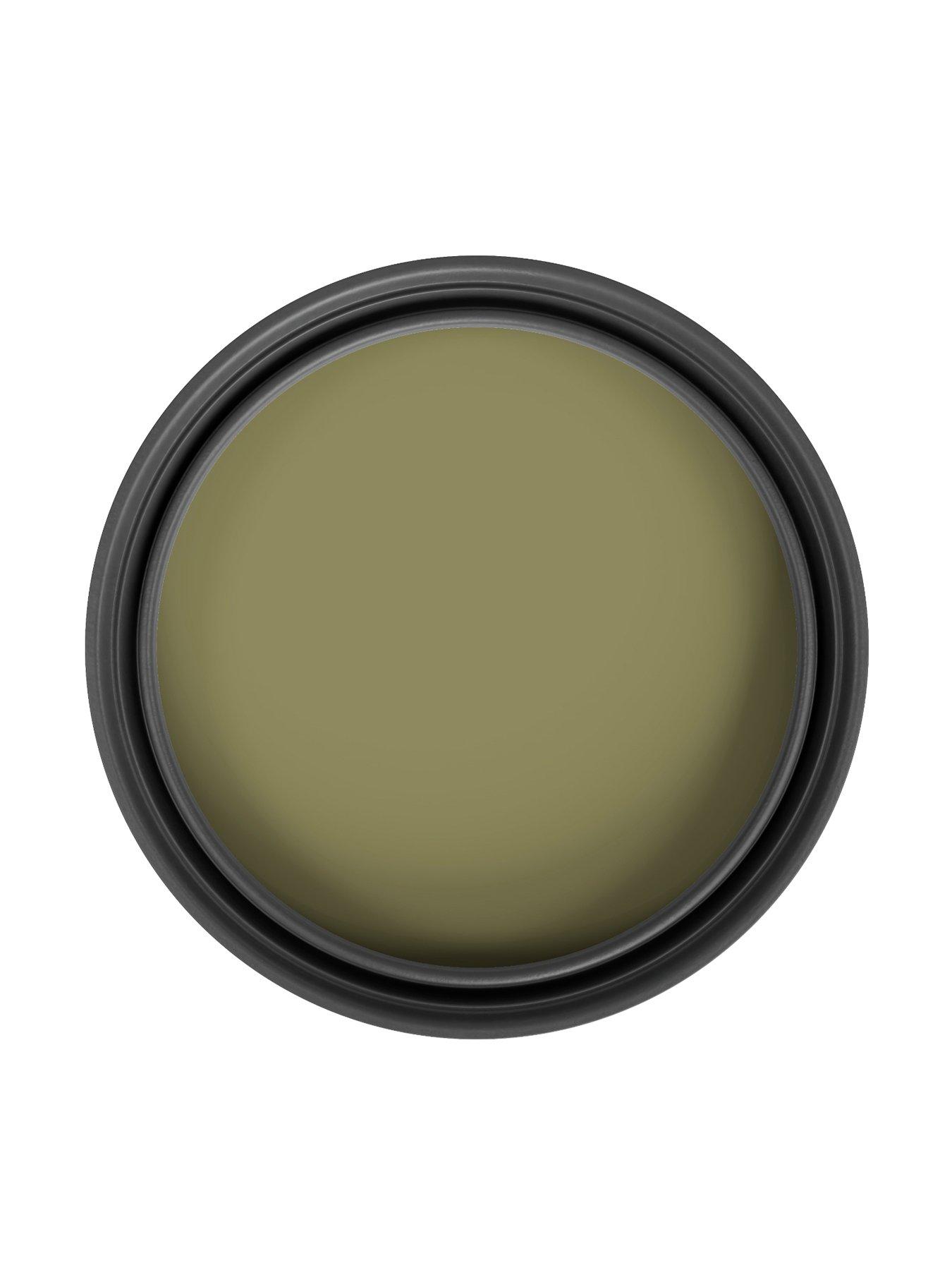 Image 2 of 7 of Ronseal One Coat Everywhere Interior Paint Olive Matt 2.5 Litre
