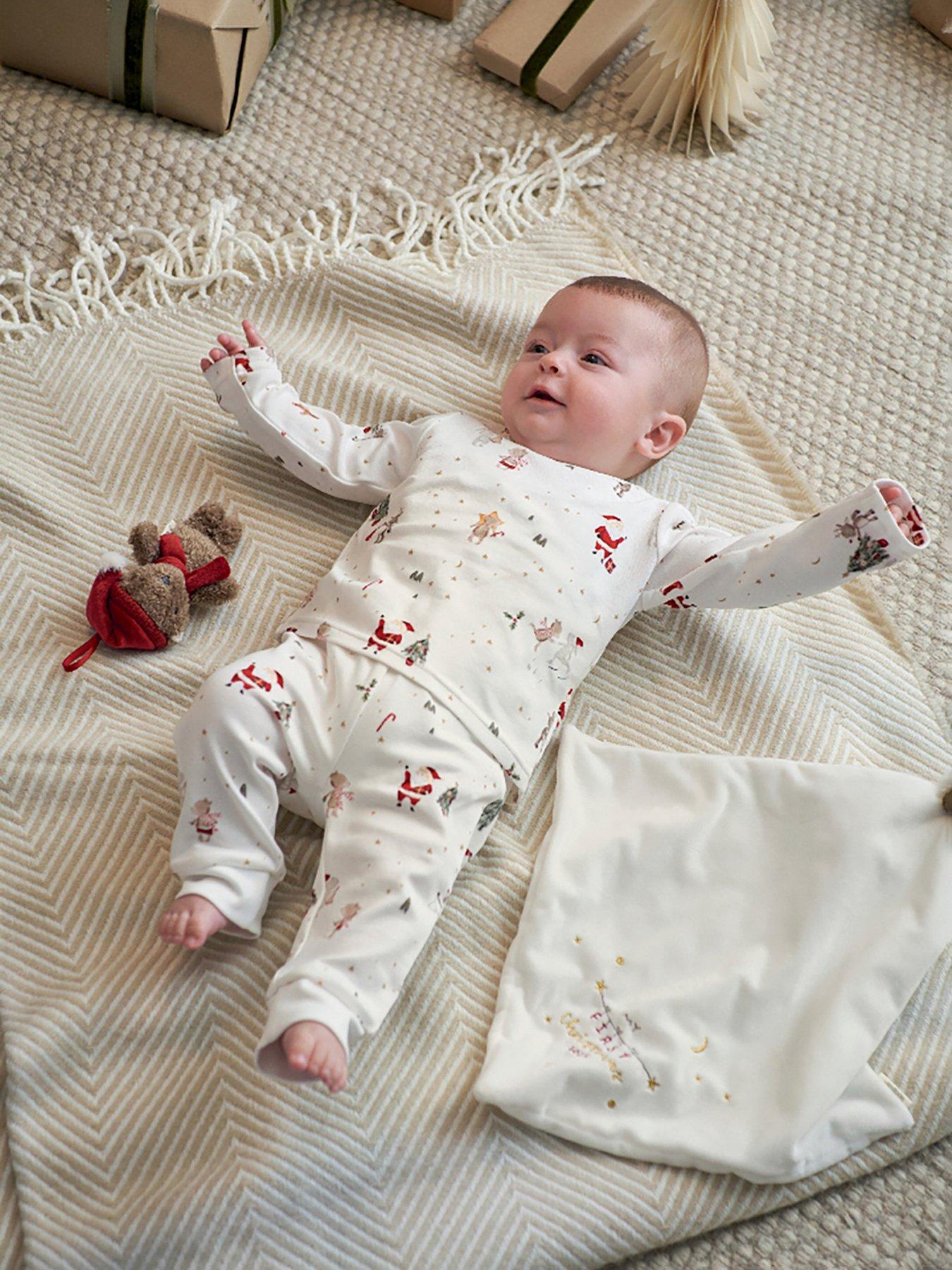 mamas-papas-baby-unisex-night-before-christmas-zip-up-sleepsuit-white
