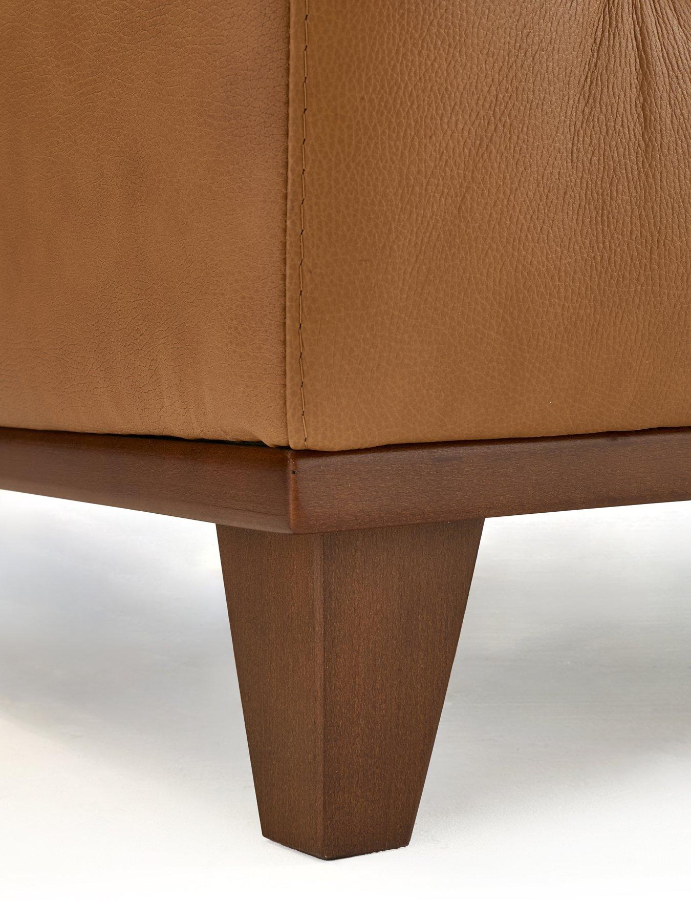 Image 5 of 7 of The Very Collection Chiswick 3 + 2 Seater Leather Sofa Set
