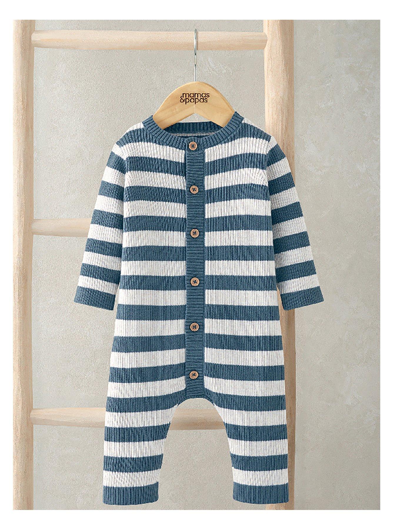 mamas-papas-baby-boys-knitted-stripe-romper-blue