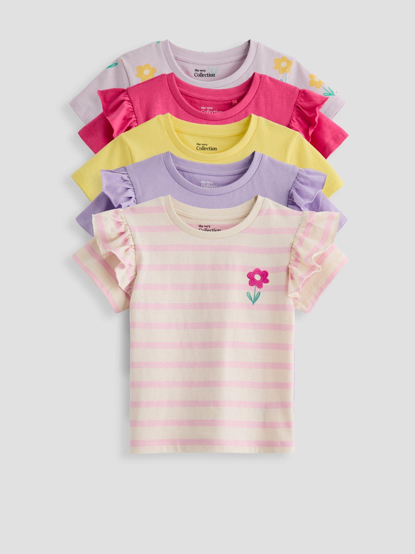 the-very-collection-girls-5-pack-t-shirts-multifront