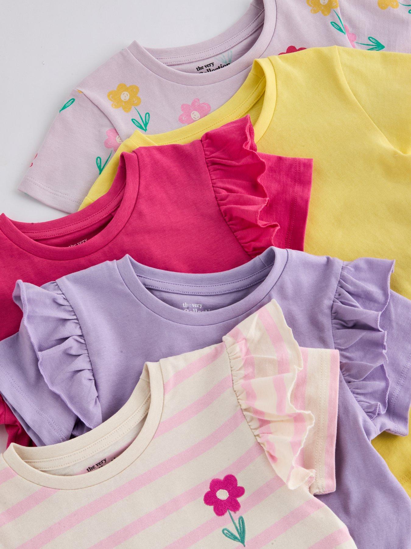 the-very-collection-girls-5-pack-t-shirts-multidetail
