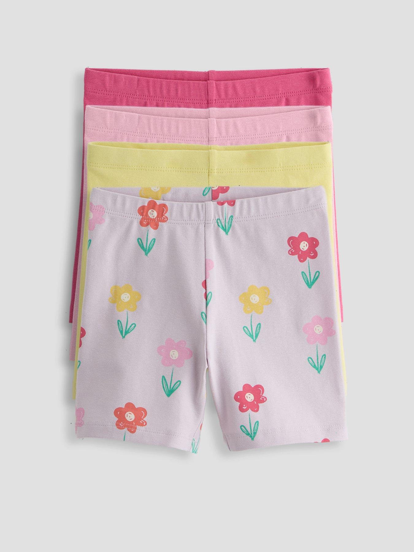 The Very Collection Girls 4 Pack Jersey Cycling Short