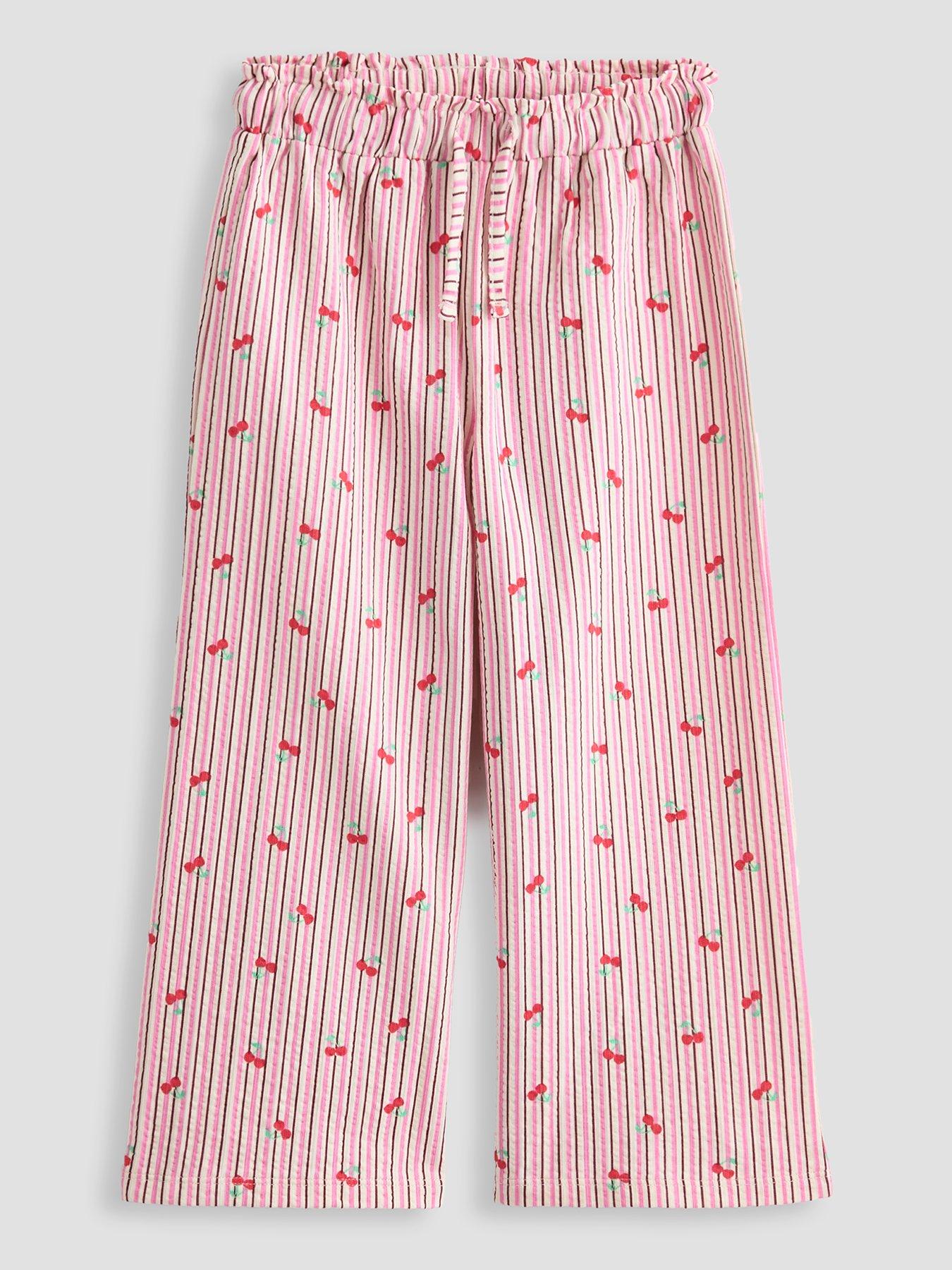 the-very-collection-girls-jersey-textured-trousers-pink