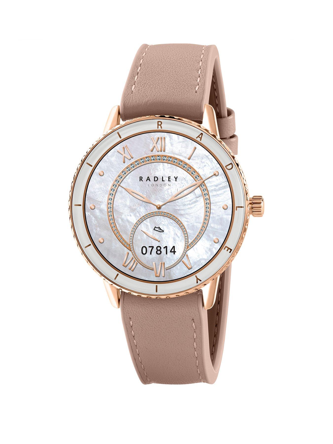 Radley Series 57 Cobweb Leather Silicone Strap Smartwatch - Amoled/Calling