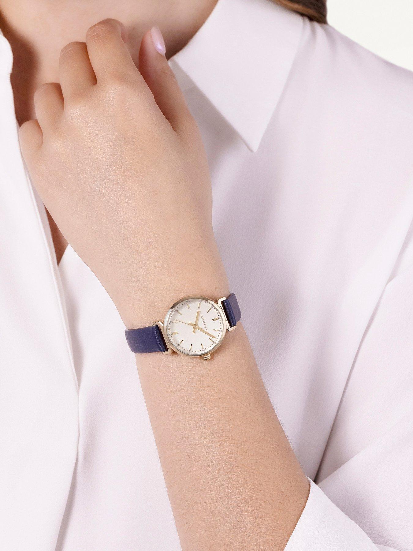 Image 3 of 4 of Radley Radley Ladies Mini T-bar Ink Leather Watch