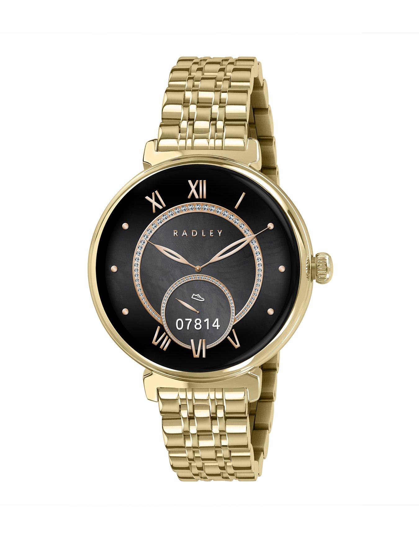 Radley Series 48 Pale Gold T-Bar Amoled Smartwatch - Amoled/Calling