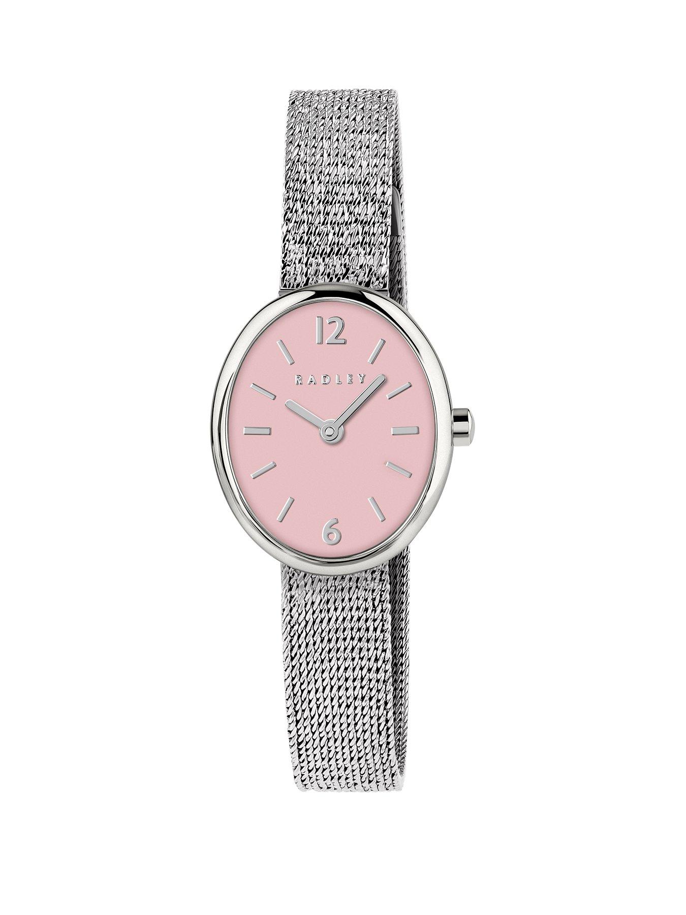 Radley Radley Ladies Oval Silver Nugget Mesh Watch