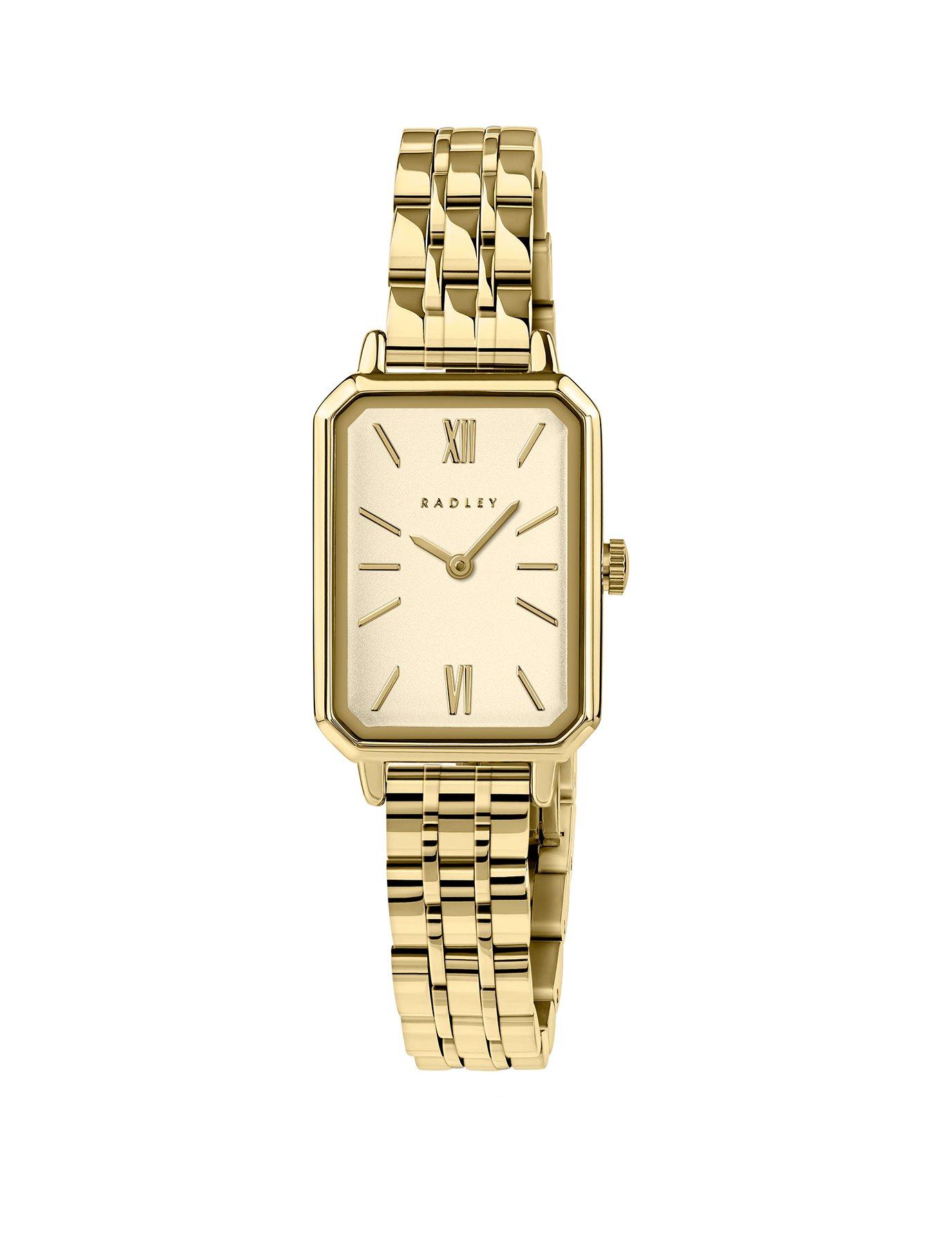 Image 1 of 4 of Radley Ladies Rectangle Gold Bracelet Watch