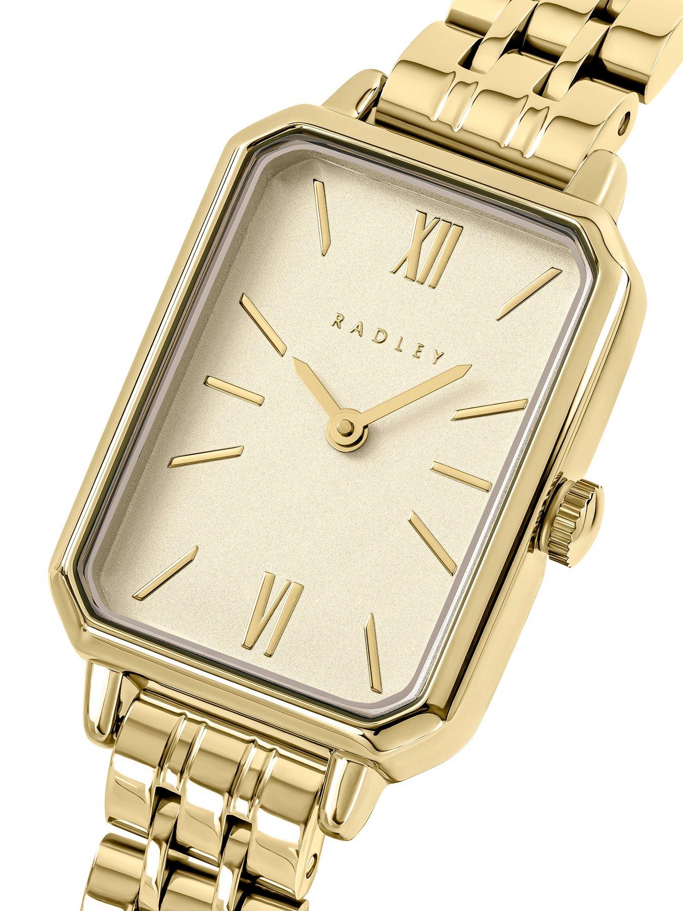 Image 2 of 4 of Radley Ladies Rectangle Gold Bracelet Watch