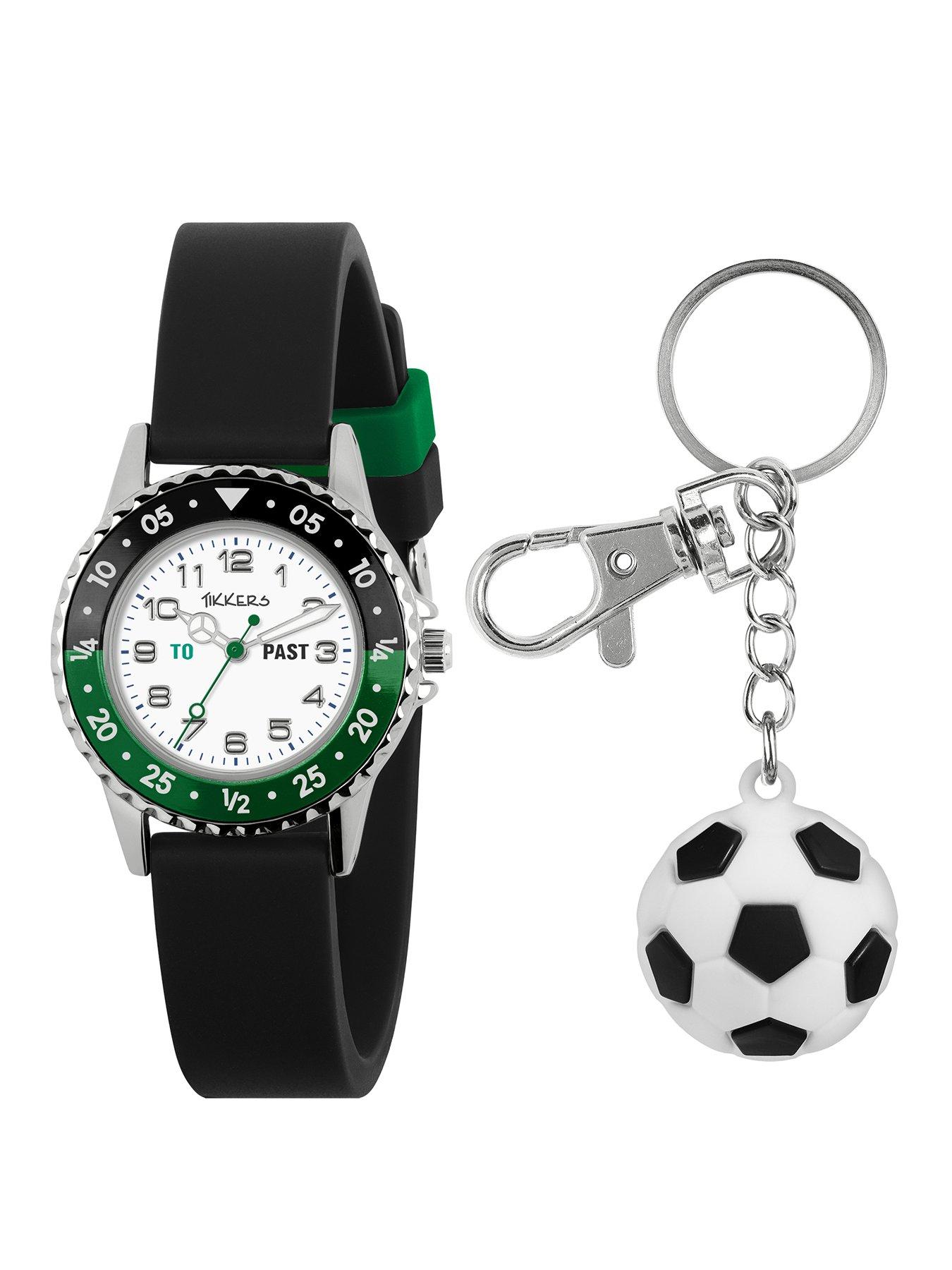 Tikkers Tikkers Black strap time teacher watch