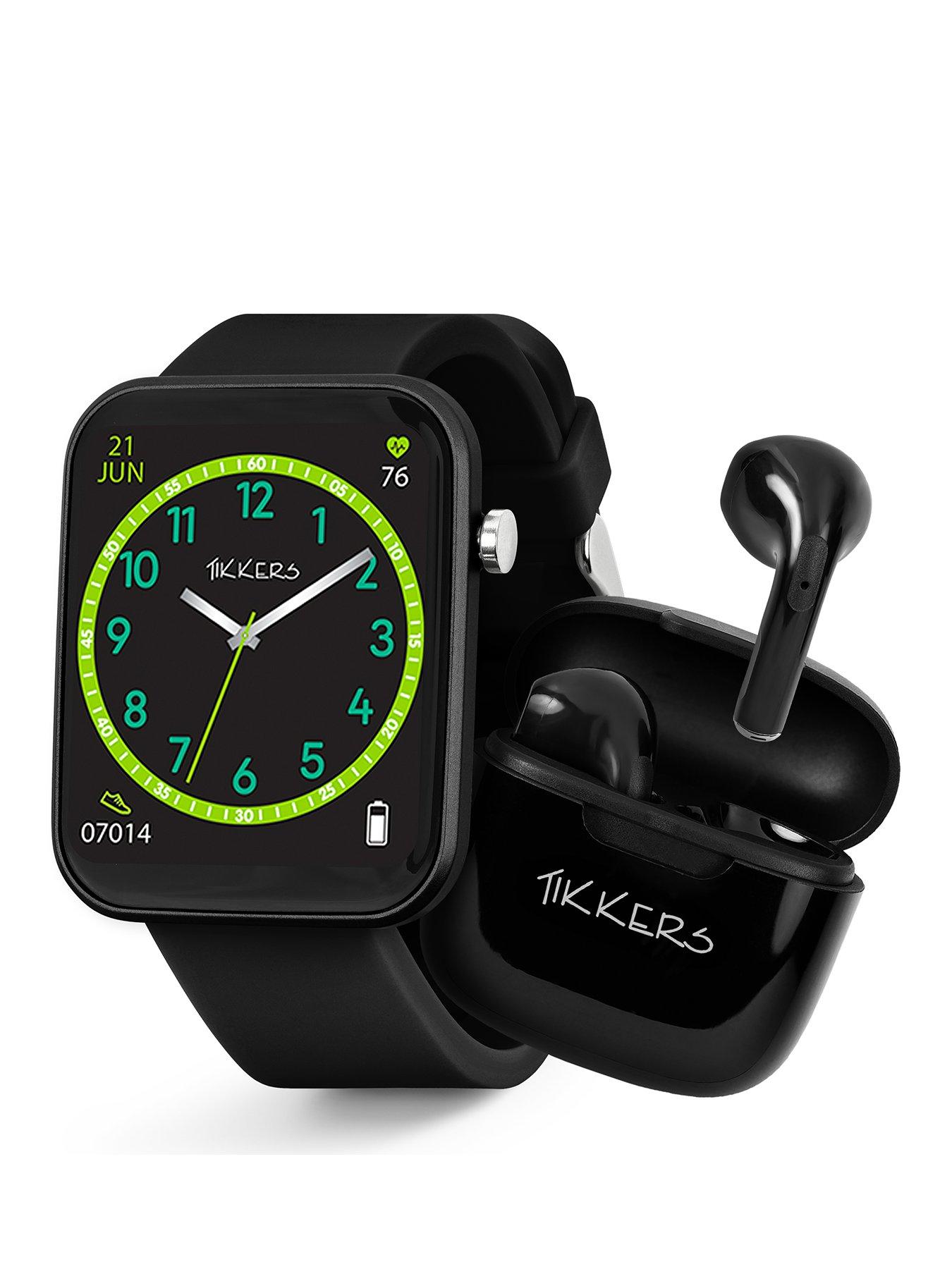 Tikkers Tikkers Black strap and TWS set