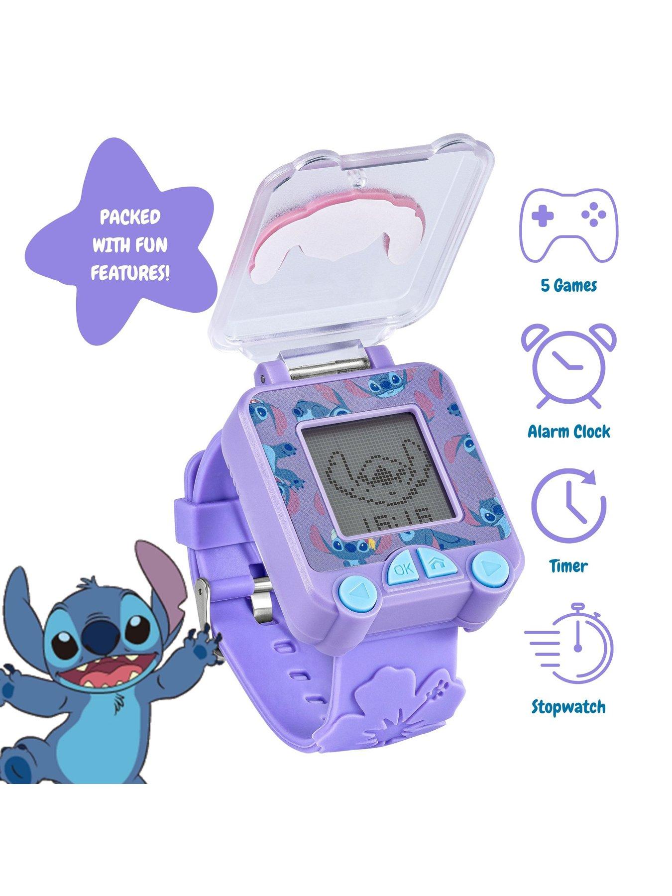Image 2 of 6 of Disney Stitch Purple Strap Learning Watch
