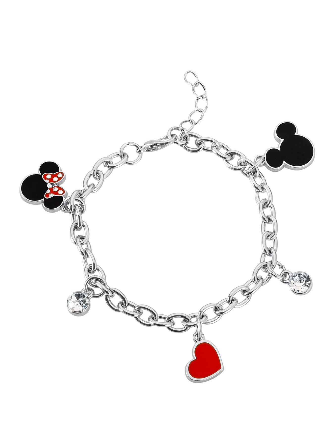 Disney Minnie  &  Mickey Mouse Charm Bracelet