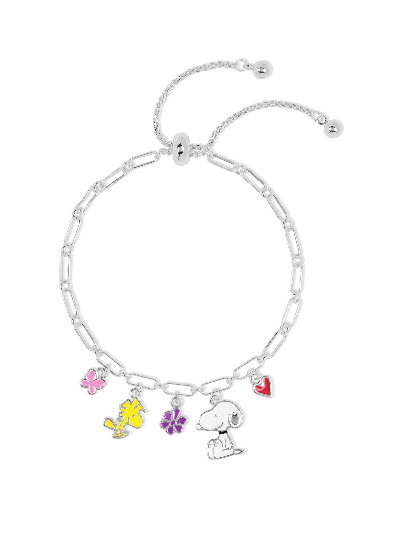 Image 1 of 4 of Hello Kitty Peanuts Snoopy Friendship Charm Bracelet