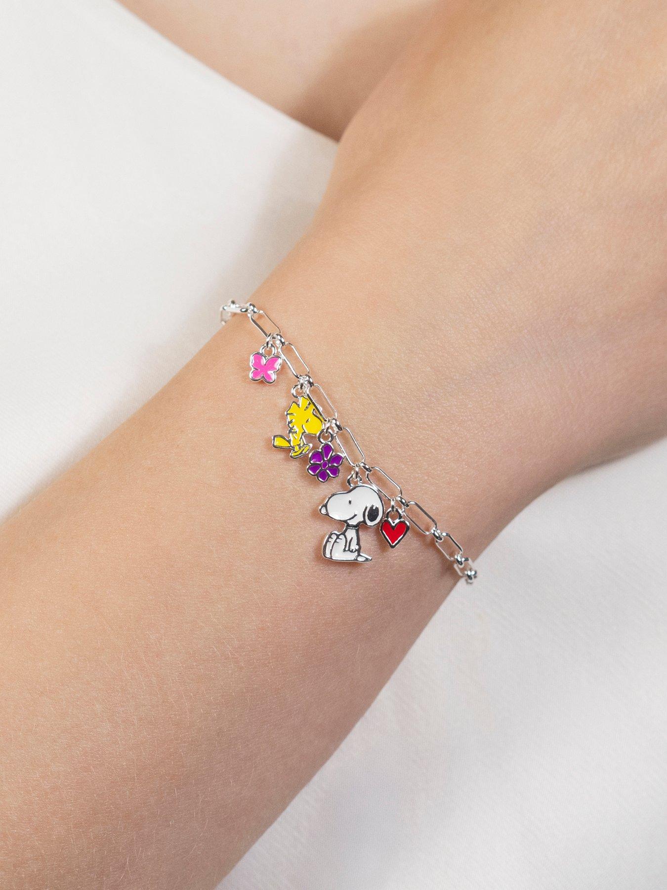 Image 3 of 4 of Hello Kitty Peanuts Snoopy Friendship Charm Bracelet
