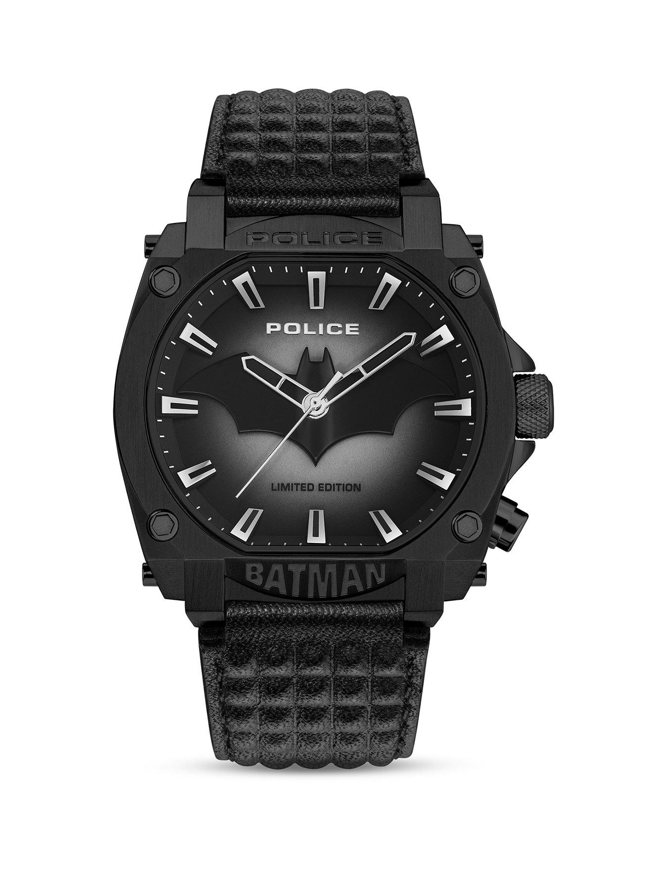 Police Police Black Forever Batman Watch