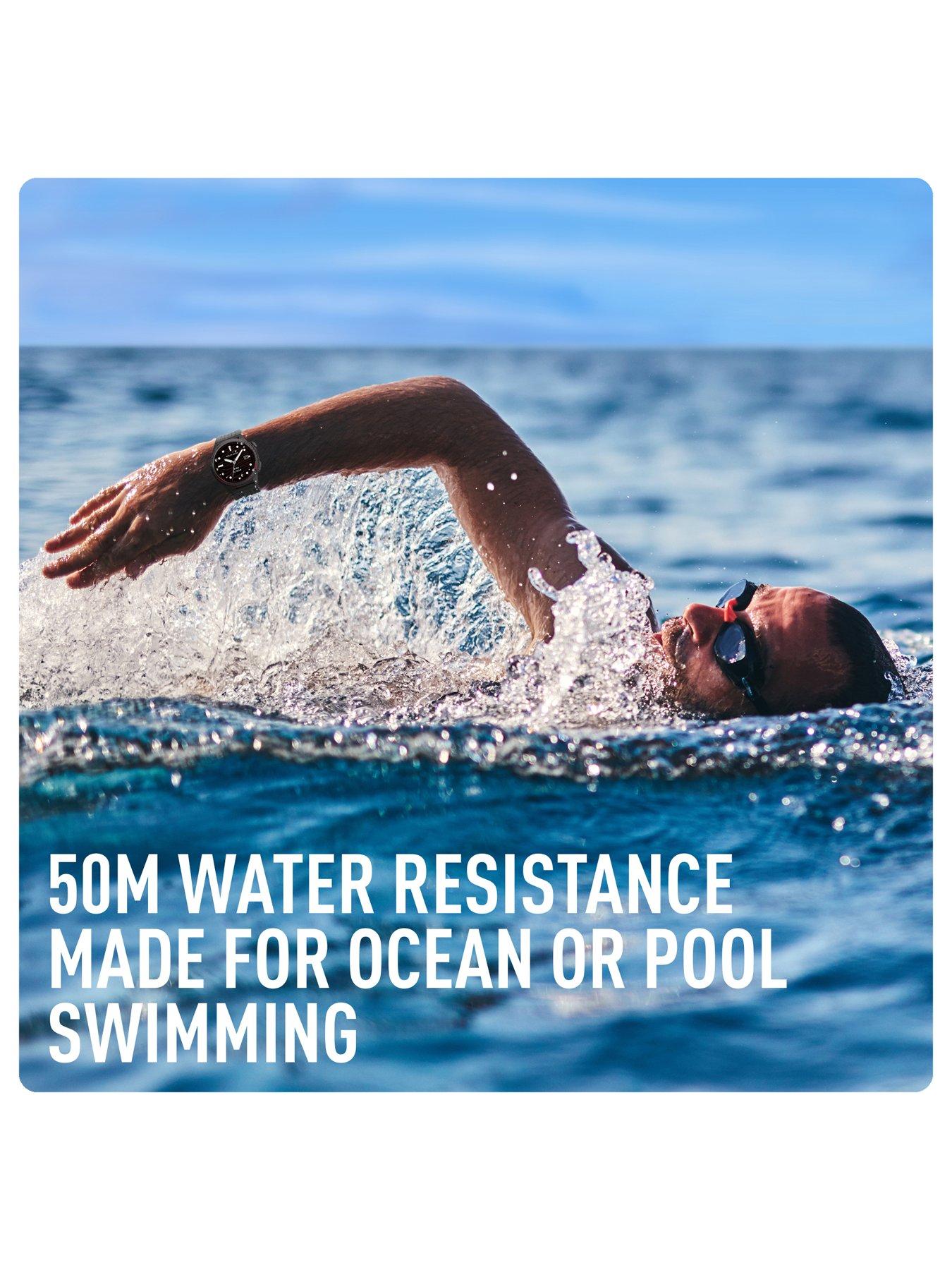 Image 2 of 6 of Reflex Active Reflex Active SeaVenture 50m Swim-Safe AMOLED GPS Black Strap Smart Watch