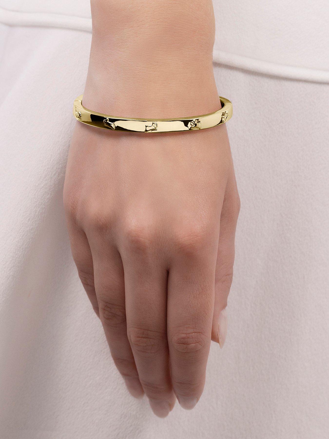 Image 4 of 5 of Radley Radley 18ct GP Jumping Dog Bangle