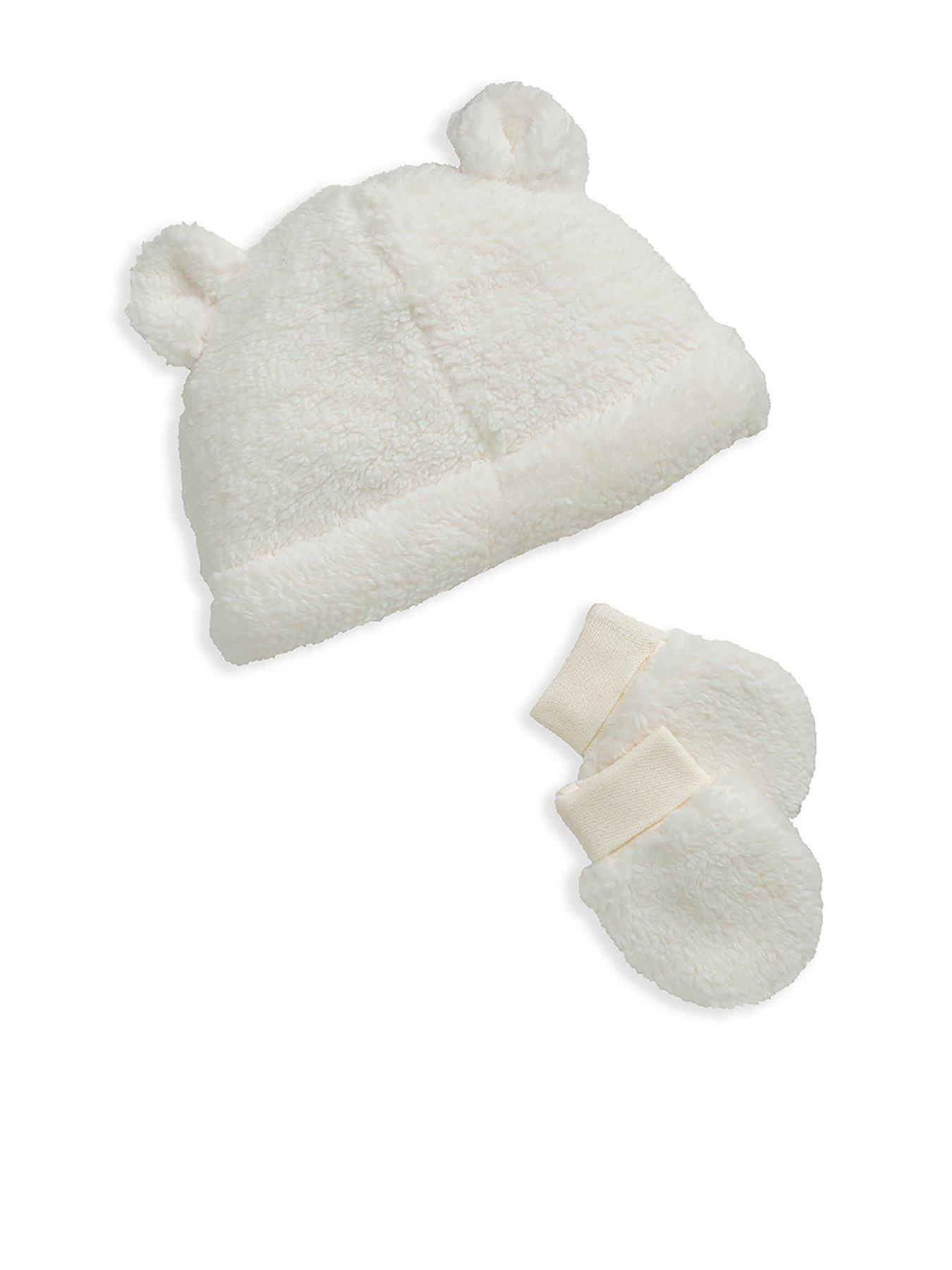 mamas-papas-baby-unisex-borg-hat-amp-mitts-with-3d-bear-ears-cream