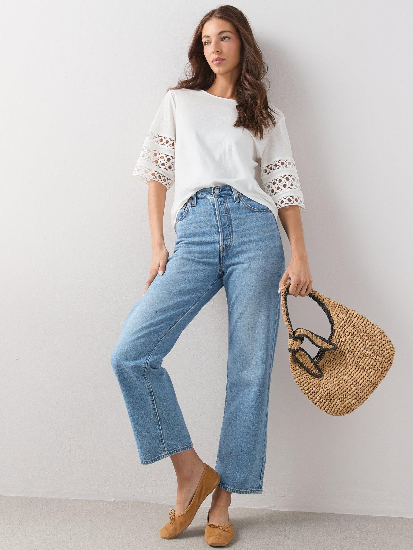 the-very-collection-textured-embroidered-short-sleeve-top-whiteback