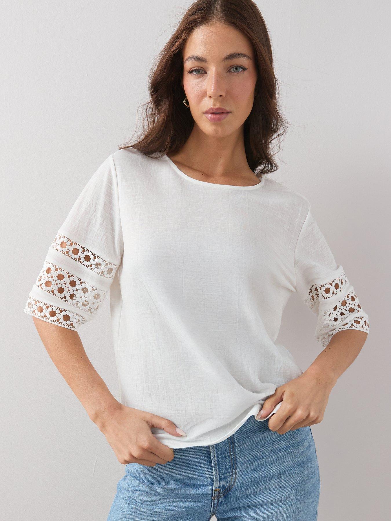 the-very-collection-textured-embroidered-short-sleeve-top-whitedetail