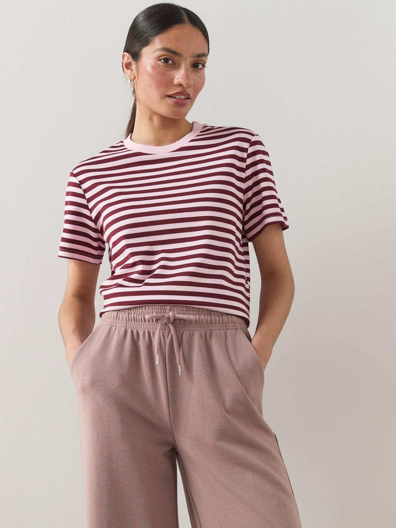 Image 4 of 7 of The Very Collection Wide Leg Relaxed Joggers - Taupe