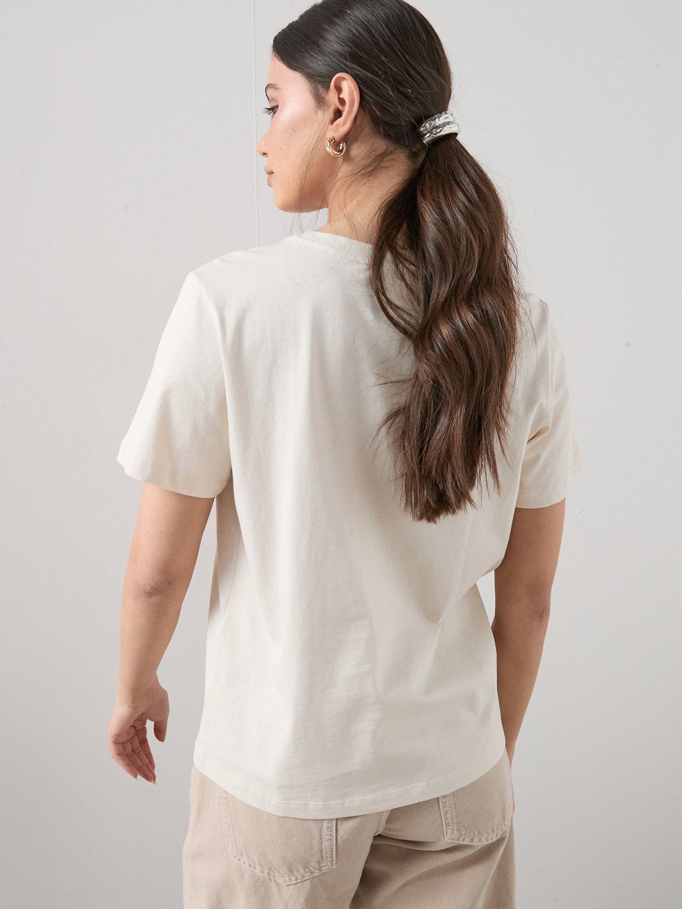 the-very-collection-crochet-panel-short-sleeve-t-shirt-creamstillFront