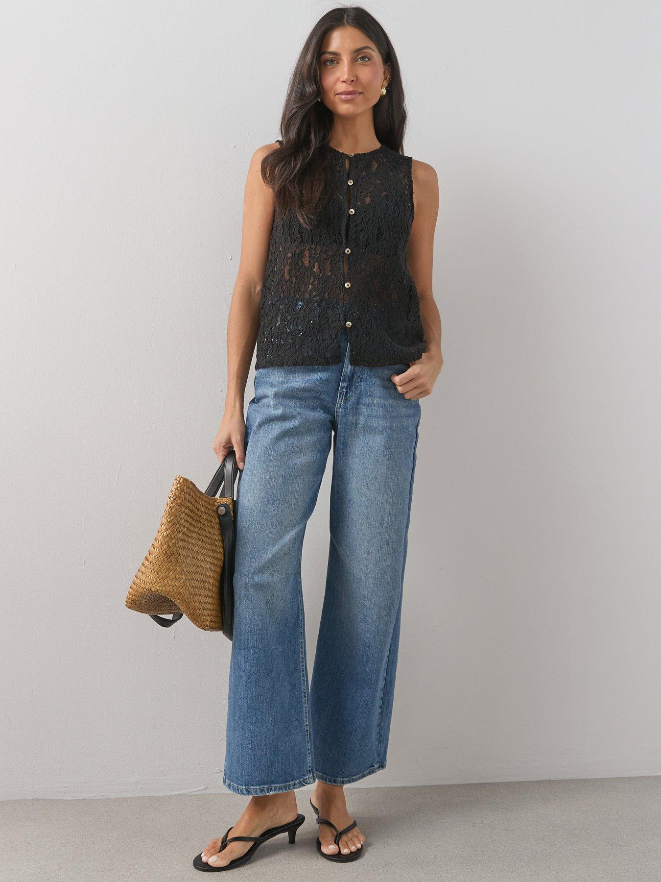 the-very-collection-crochet-lace-button-through-vest-blackback