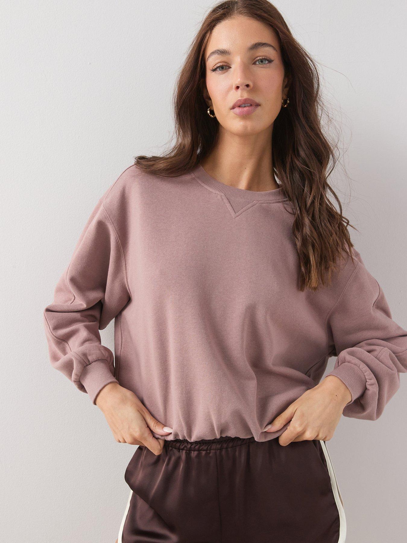 The Very Collection Crew Neck Sweatshirt - Taupe