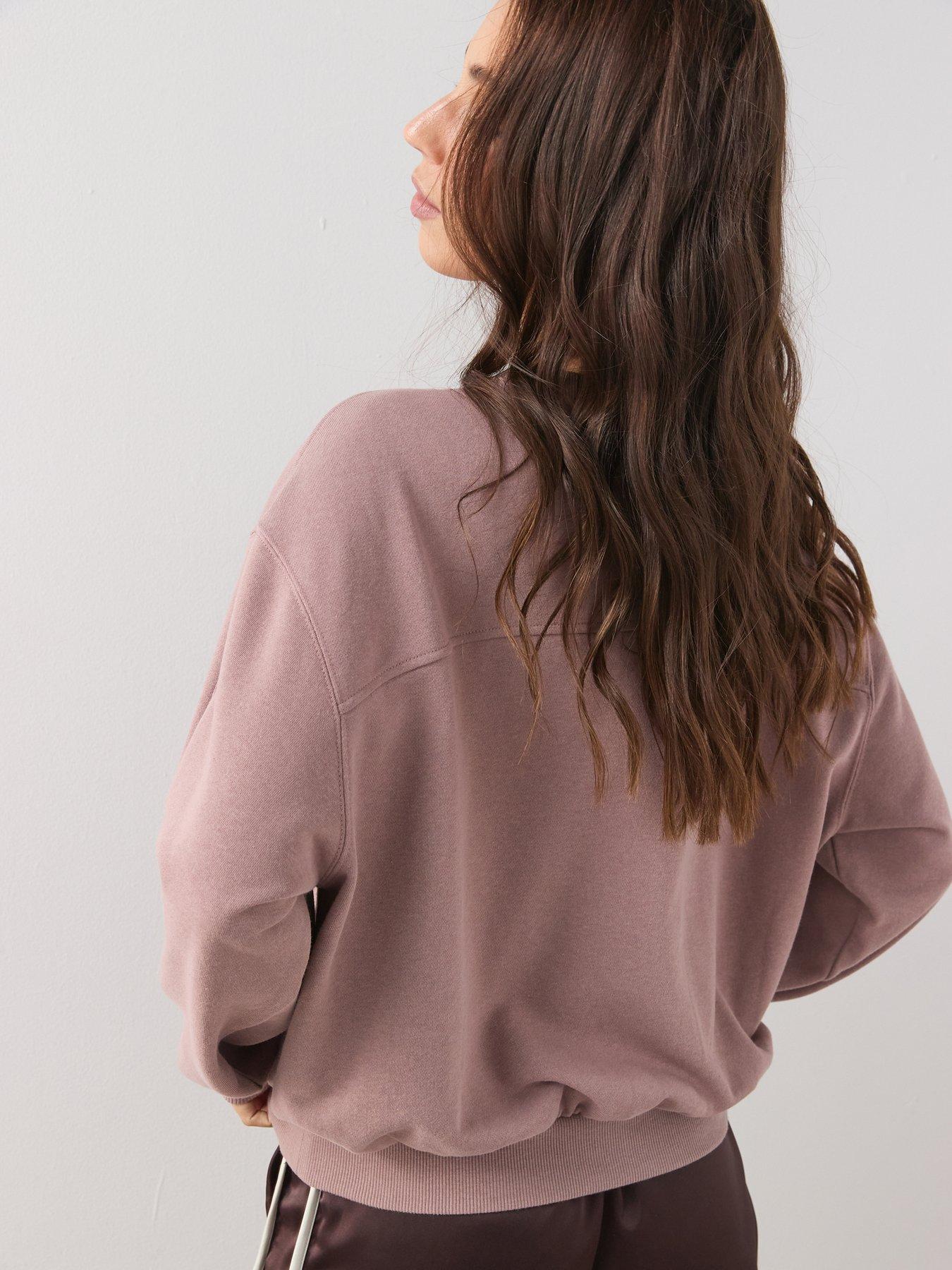 the-very-collection-crew-neck-sweatshirt-taupestillFront