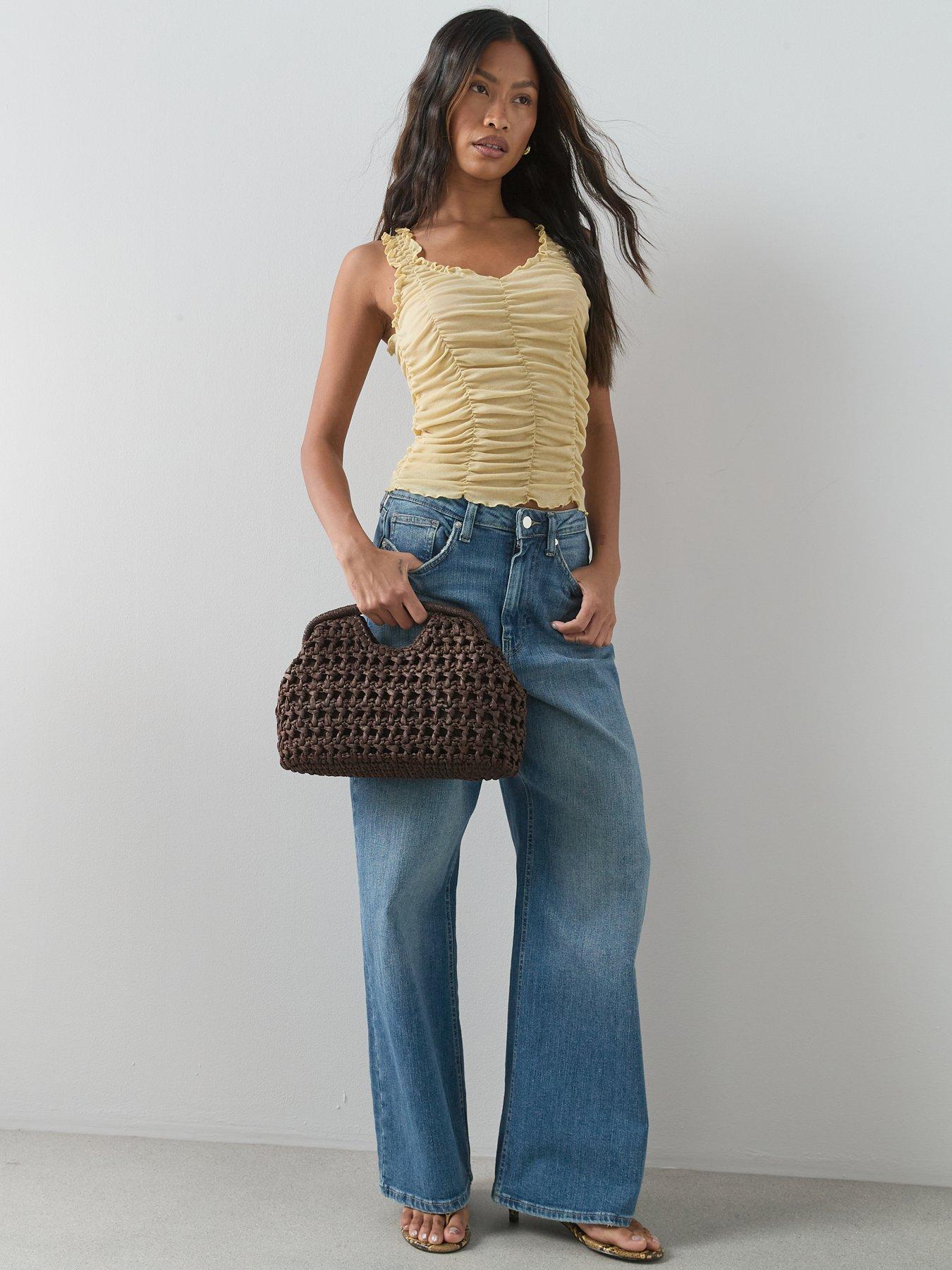 the-very-collection-ruched-vest-yellowback