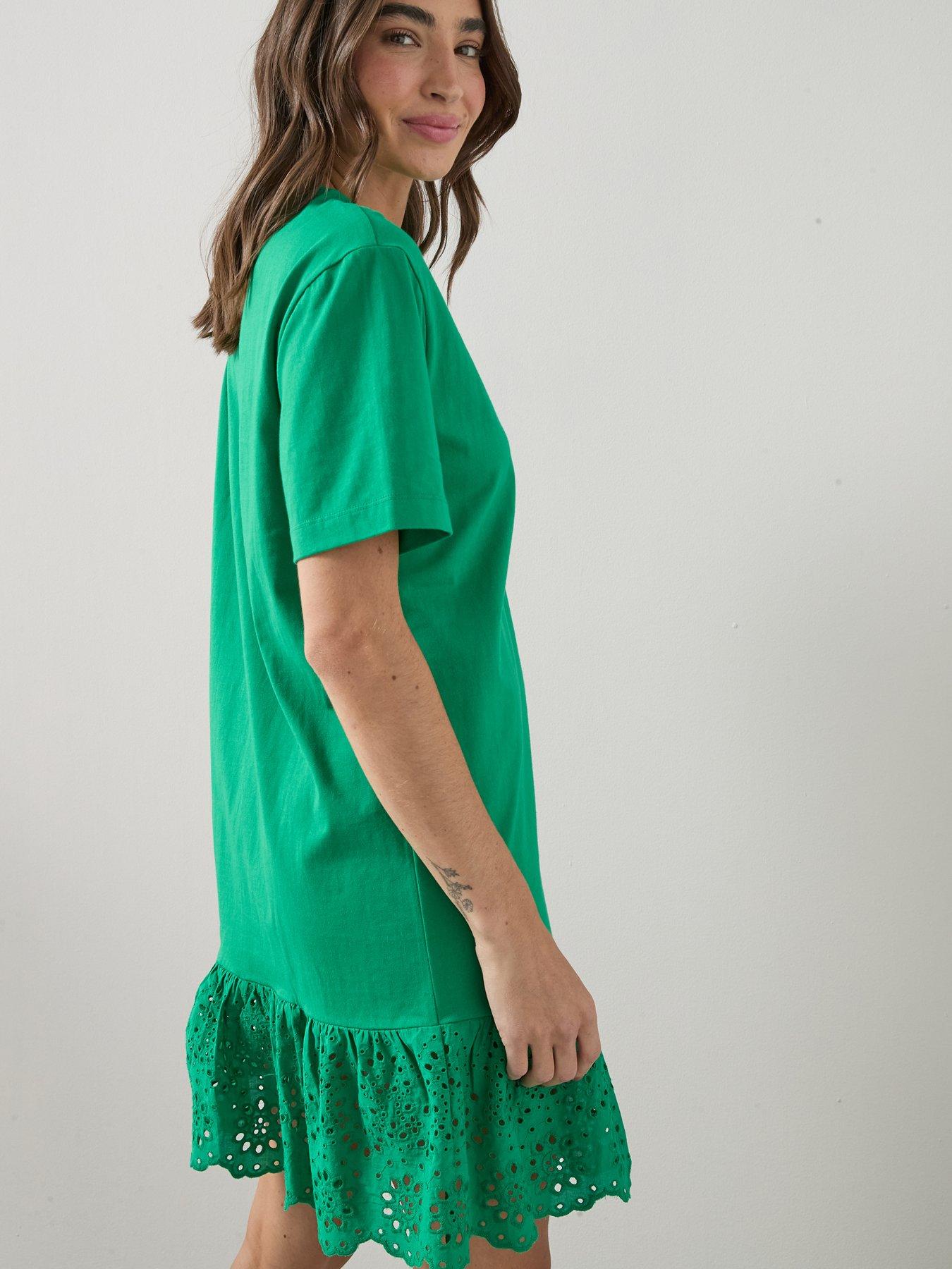 the-very-collection-embroidered-hem-t-shirt-dress-greendetail