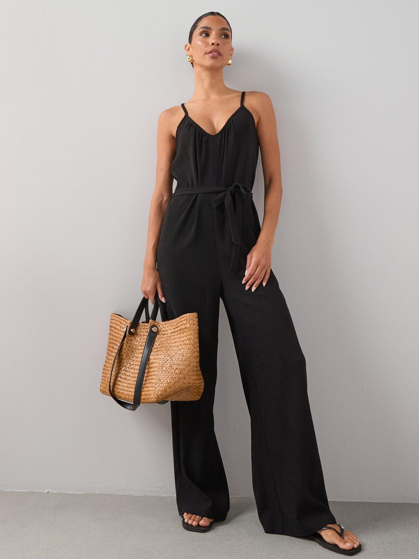 the-very-collection-crinkle-strappy-jumpsuit-blackfront