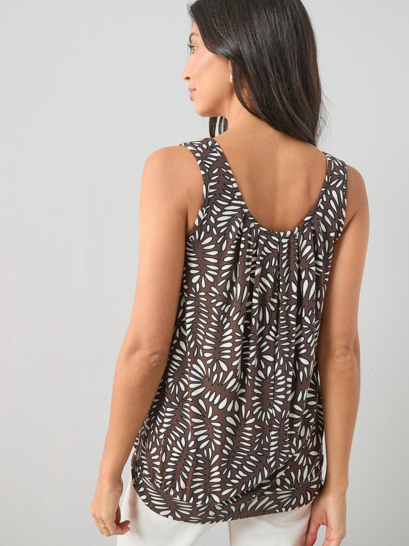 the-very-collection-viscose-bubble-hem-vest-brownstillFront