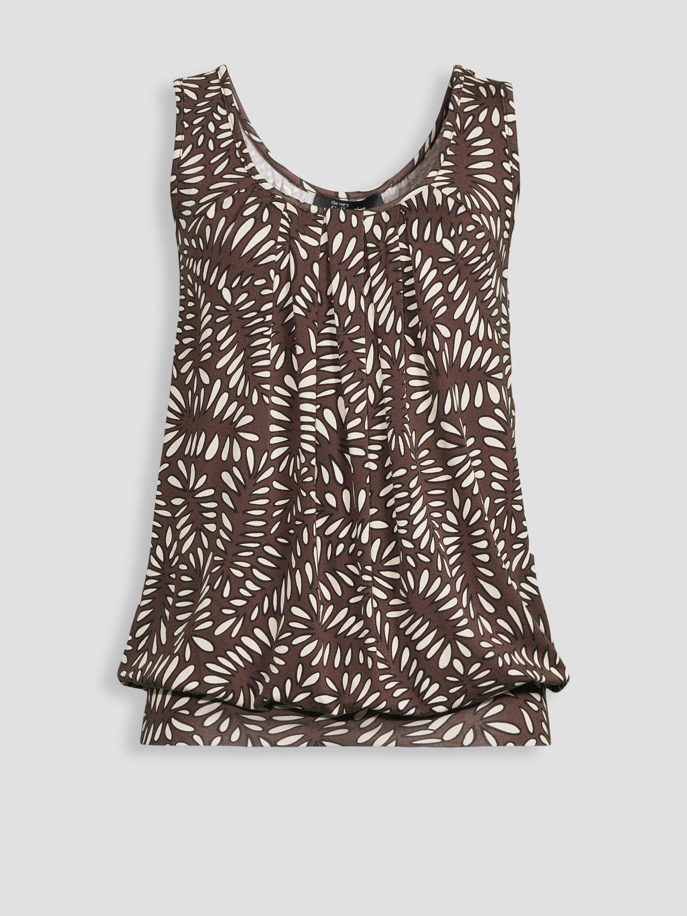 Image 7 of 7 of The Very Collection Stretch Bubble Hem Vest