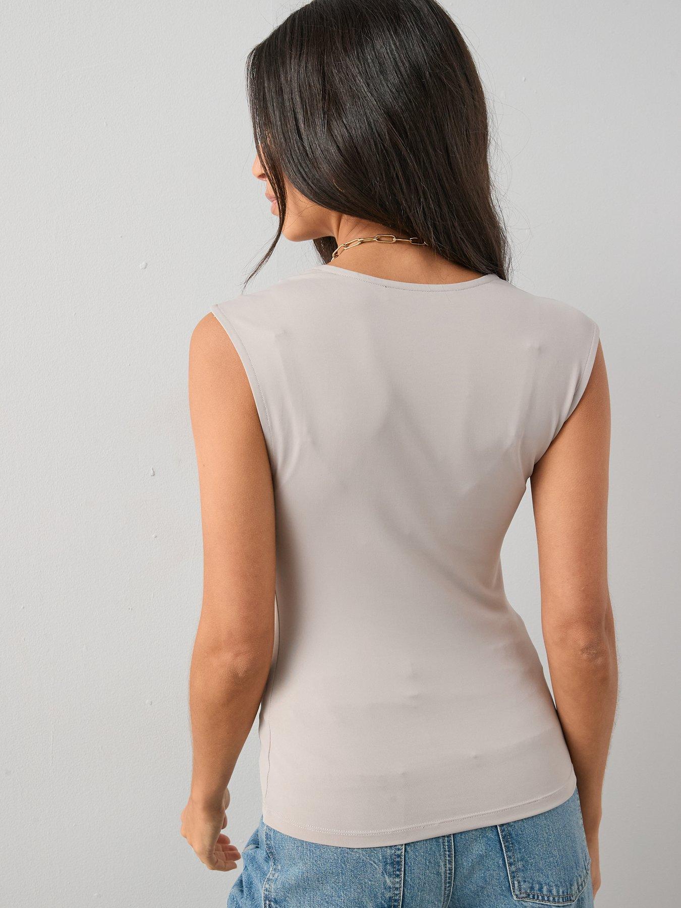the-very-collection-polyamide-scoop-neck-vest-creamstillFront