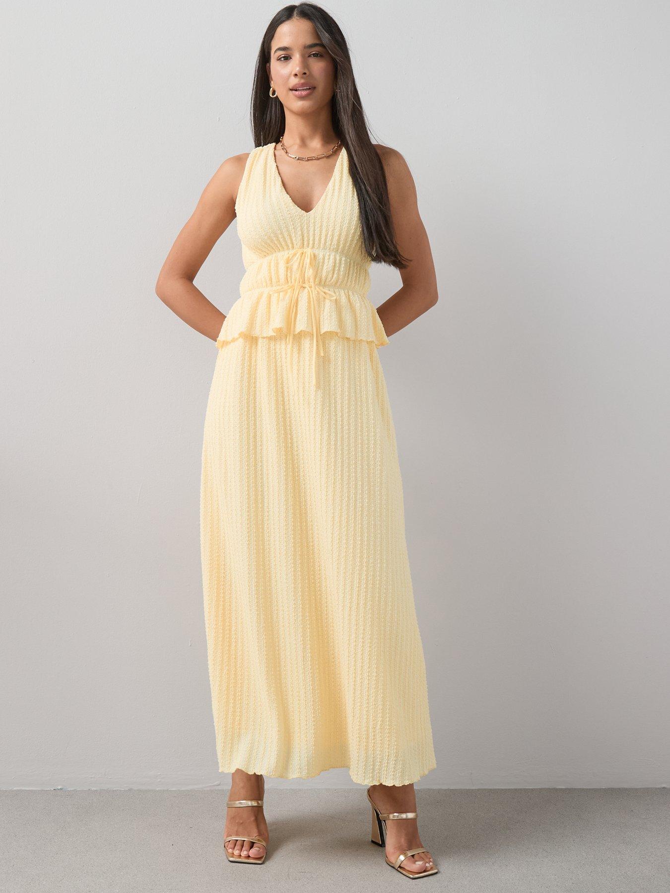 The Very Collection Textured V-neck Sleeveless Dress