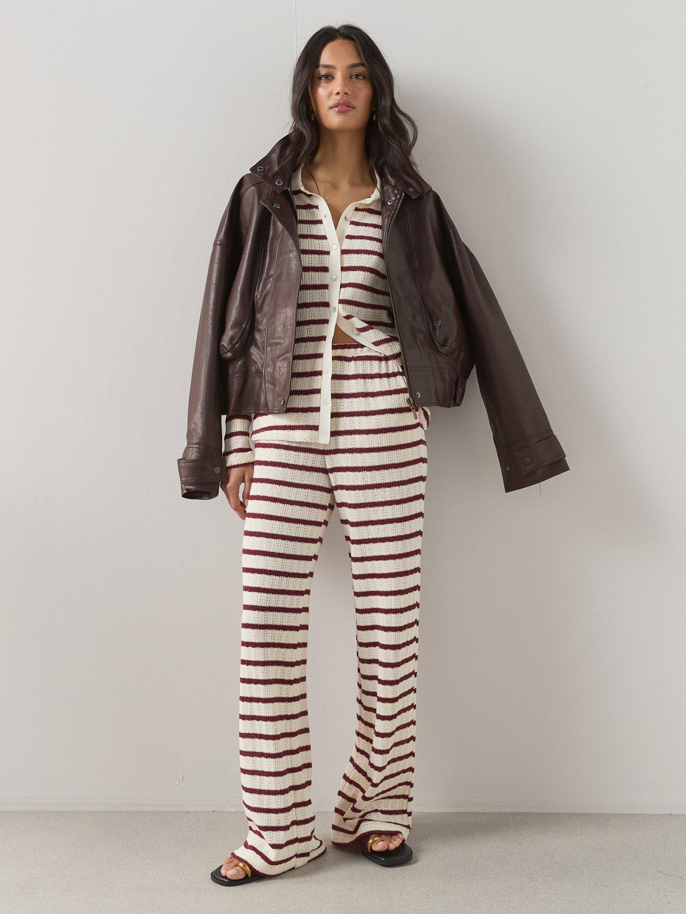 the-very-collection-stripe-crochet-button-up-shirt-co-ordback