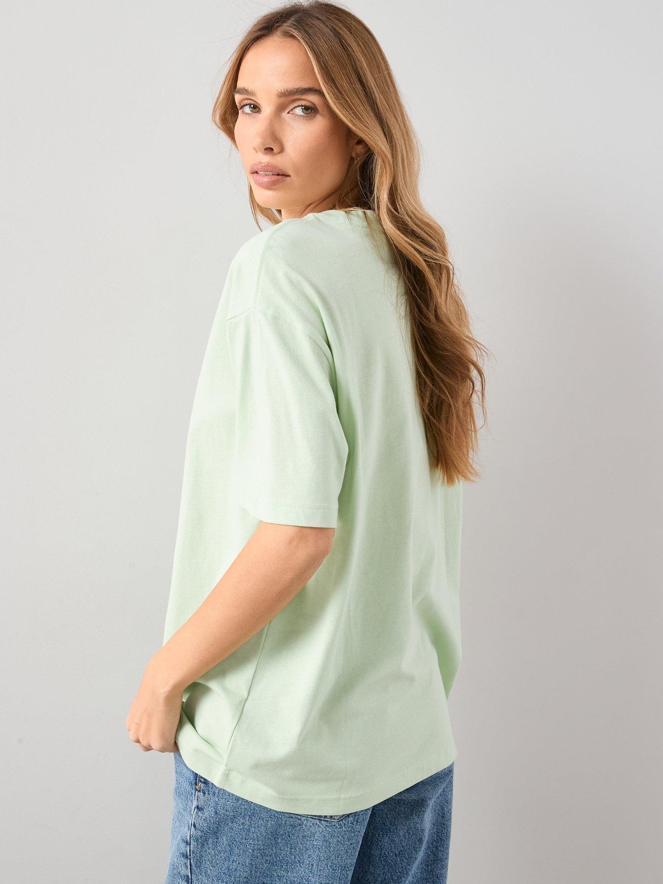 the-very-collection-crew-neck-oversized-t-shirt-lime-greenstillFront